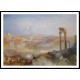 Modern Rome Campo Vaccino Sotheby`s version, A New Print Of a J. M. W Turner Painting